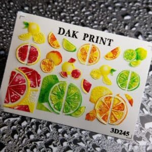 Наклейки для ногтей слайдер дизайн 3D 245