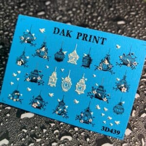 Наклейки для ногтей слайдер дизайн 3D 439
