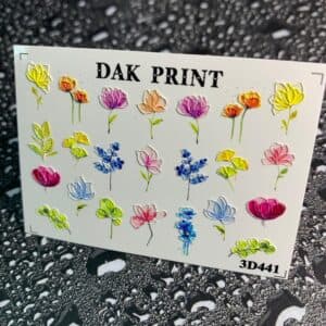 Наклейки для ногтей слайдер дизайн 3D 441