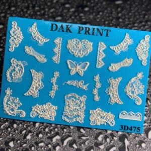 Наклейки для ногтей слайдер дизайн 3D 475