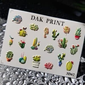 Наклейки для ногтей слайдер дизайн 3D 62