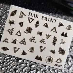 Наклейки для ногтей слайдер дизайн 3D 67