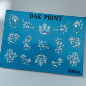 Наклейки для ногтей слайдер дизайн B3D41