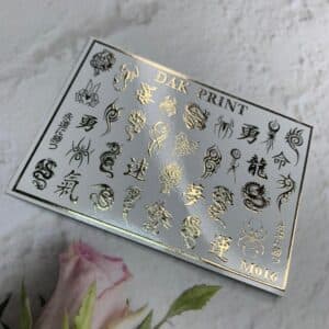 Наклейки для ногтей слайдер дизайн  M 016 gold