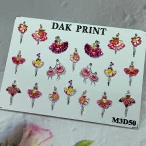 Наклейки для ногтей слайдер дизайн  M3d50