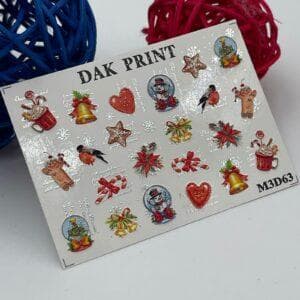 Наклейки для ногтей слайдер дизайн  M3d63