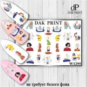 Наклейки для ногтей слайдер дизайн  W 1295