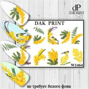 Наклейки для ногтей слайдер дизайн  W 1464