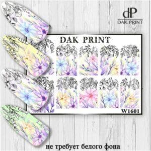 Наклейки для ногтей слайдер дизайн  W 1601