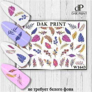 Наклейки для ногтей слайдер дизайн  W 1643