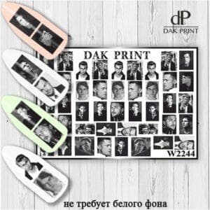 Наклейки для ногтей слайдер дизайн  W 2244