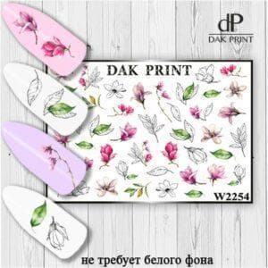 Наклейки для ногтей слайдер дизайн  W 2254