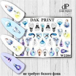 Наклейки для ногтей слайдер дизайн  W 2284
