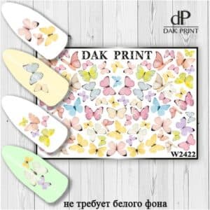 Наклейки для ногтей слайдер дизайн  W 2422