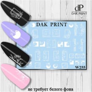 Наклейки для ногтей слайдер дизайн W 255w