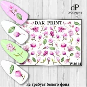 Наклейки для ногтей слайдер дизайн  W 2614