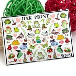 Наклейки для ногтей слайдер дизайн  W 3051