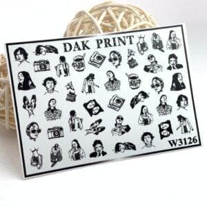 Наклейки для ногтей слайдер дизайн  W 3126