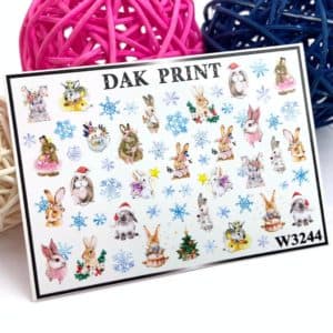 Наклейки для ногтей слайдер дизайн  W 3244