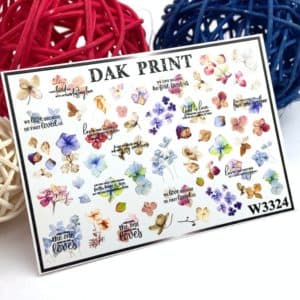 Наклейки для ногтей слайдер дизайн  W 3324
