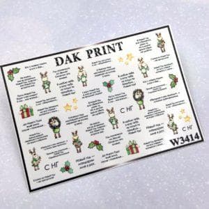 Наклейки для ногтей слайдер дизайн  W 3414
