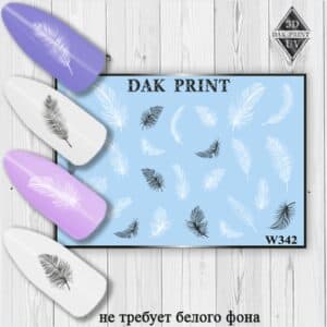 Наклейки для ногтей слайдер дизайн W 342