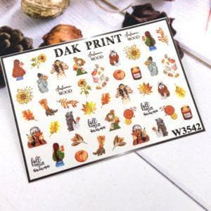 Наклейки для ногтей слайдер дизайн  W 3542