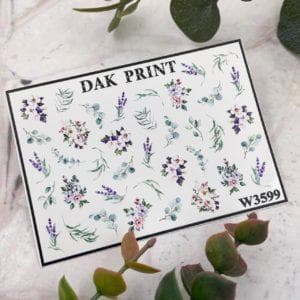 Наклейки для ногтей слайдер дизайн  W 3599