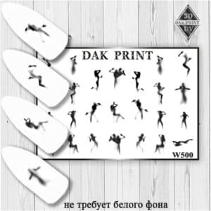 Наклейки для ногтей слайдер дизайн W 500