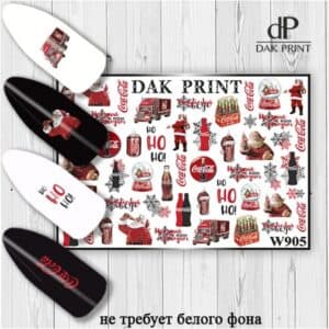 Наклейки для ногтей слайдер дизайн W 905