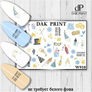 Наклейки для ногтей слайдер дизайн W 910
